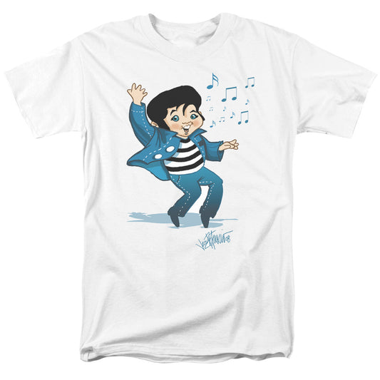 Elvis Presley Lil Jailbird Mens T Shirt White Officially Licensed