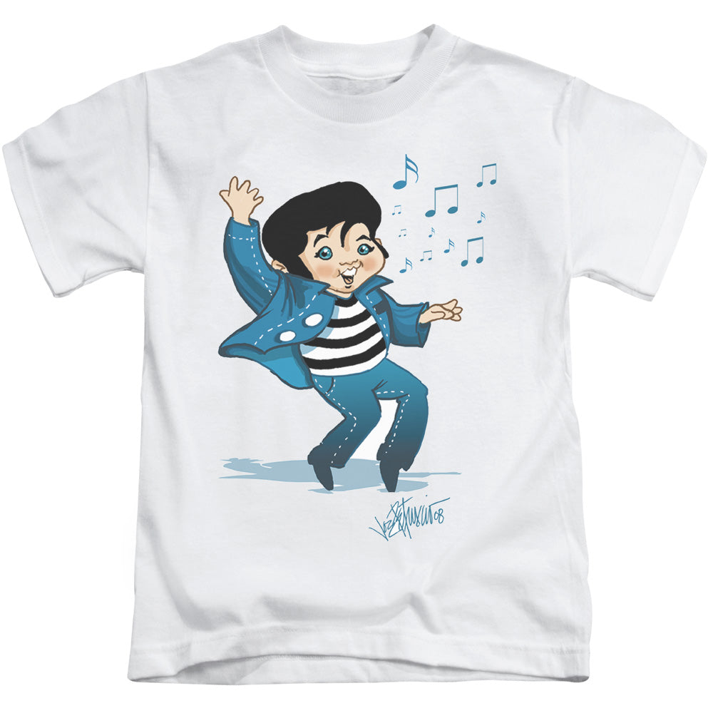 Elvis Presley Lil Jailbird Juvenile Kids Youth T Shirt White Officially Licensed