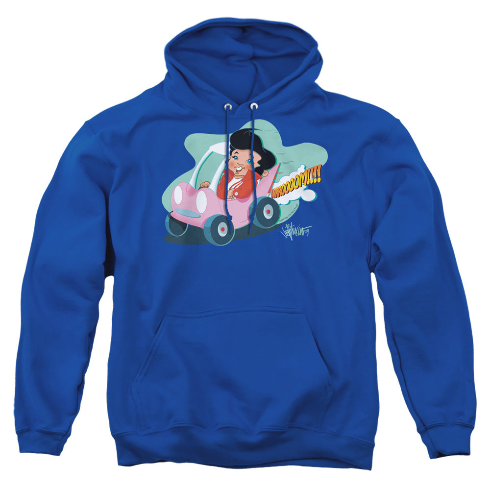 Elvis Presley Speedway Mens Hoodie Royal Blue Officially Licensed