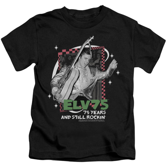 Elvis Presley Still Rockin Juvenile Kids Youth T Shirt Black Officially Licensed