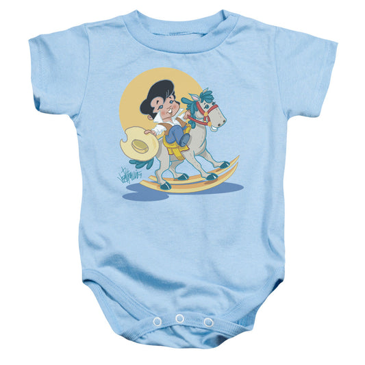 Elvis Presley Yip E Infant Baby Snapsuit Light Blue Officially Licensed