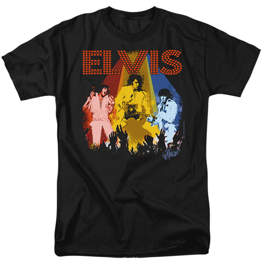 Elvis Presley Vegas Remembered Mens T Shirt Black Officially Licensed