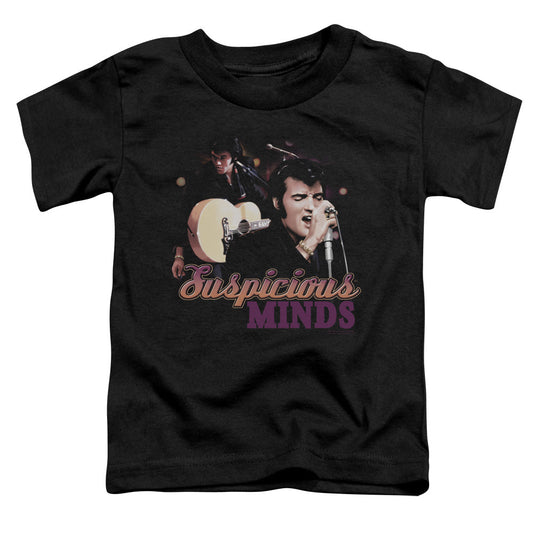 Elvis Presley Suspicious Minds Toddler Kids Youth T Shirt Black Officially Licensed