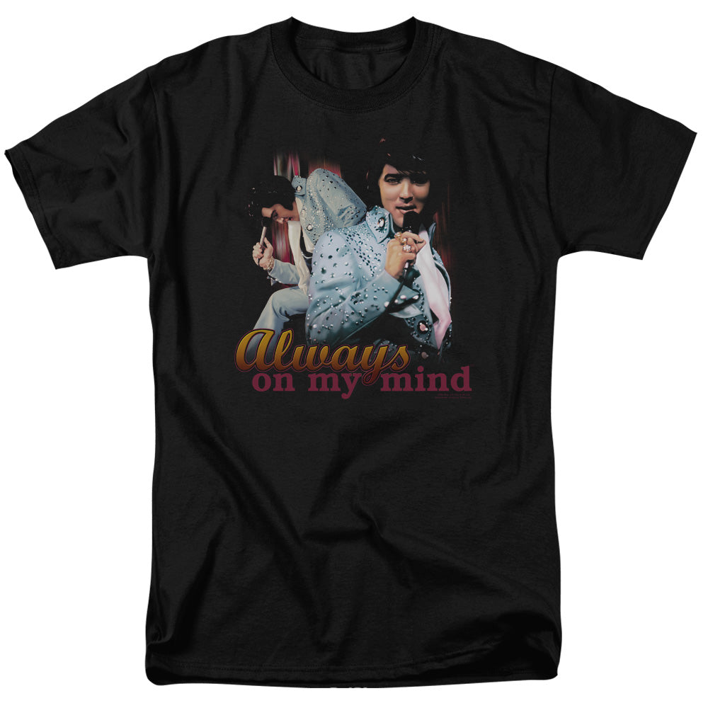 Elvis Presley Always On My Mind Mens T Shirt Black Officially Licensed