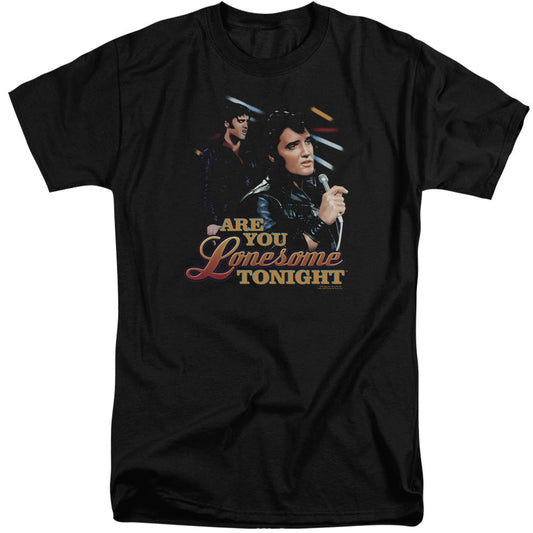 Elvis Presley Are You Lonesome Mens Tall T Shirt Black Officially Licensed
