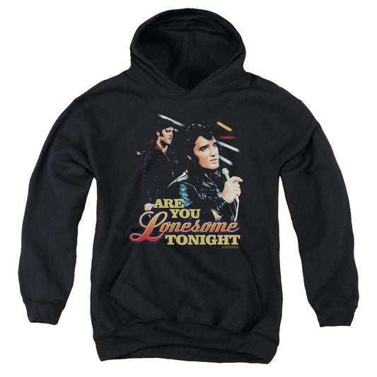 Elvis Presley Are You Lonesome Kids Youth Hoodie Black Officially Licensed