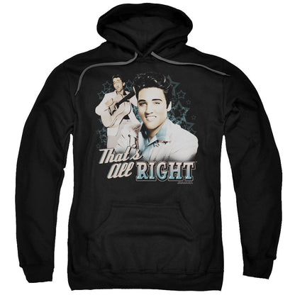 Elvis Presley Thats All Right Mens Hoodie Black Officially Licensed