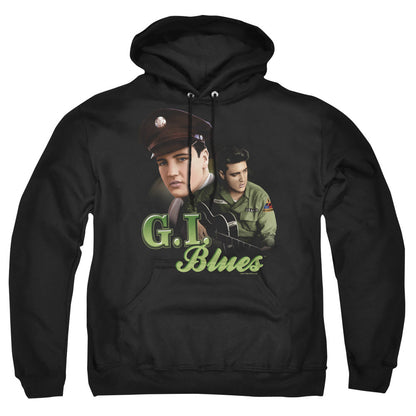 Elvis Presley G I Blues Mens Hoodie Black Officially Licensed