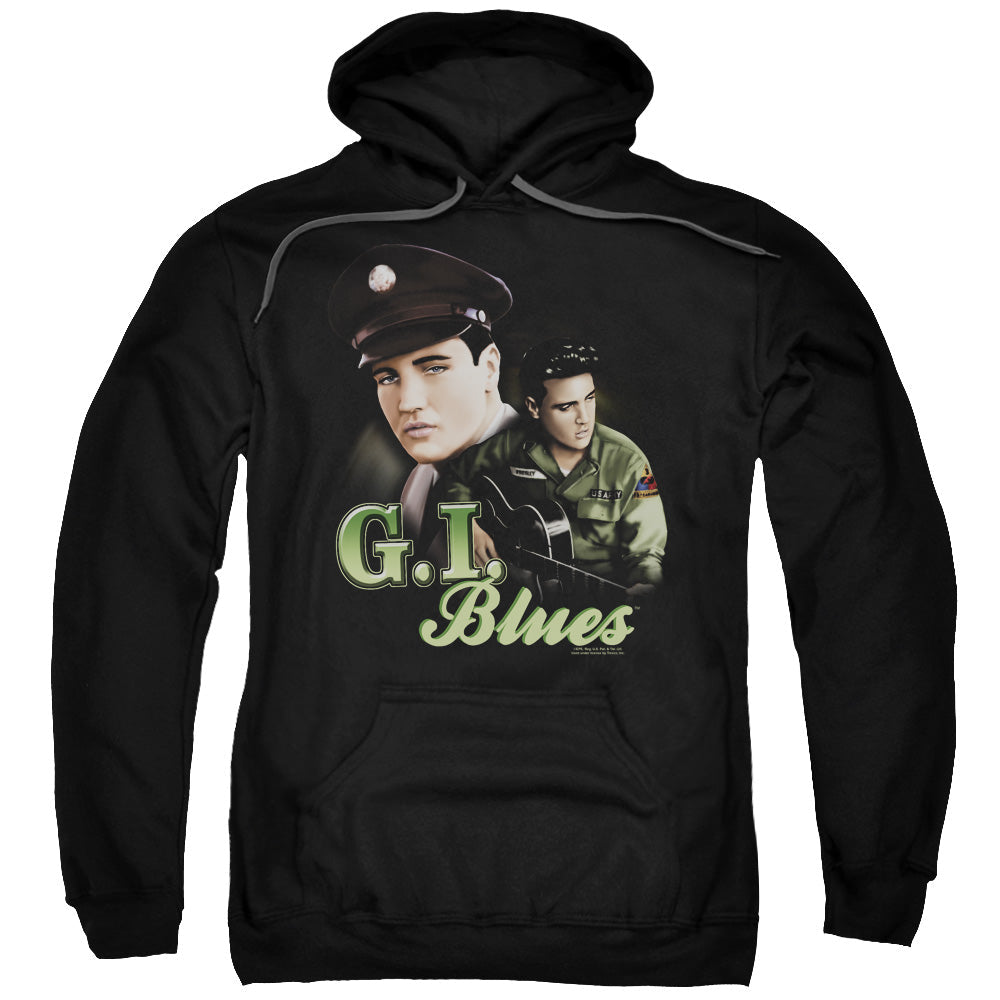 Elvis Presley G I Blues Mens Hoodie Black Officially Licensed