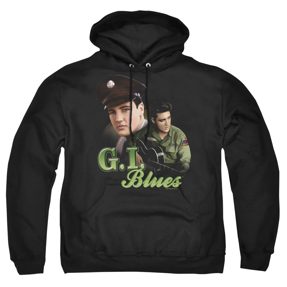 Elvis Presley G I Blues Mens Hoodie Black Officially Licensed