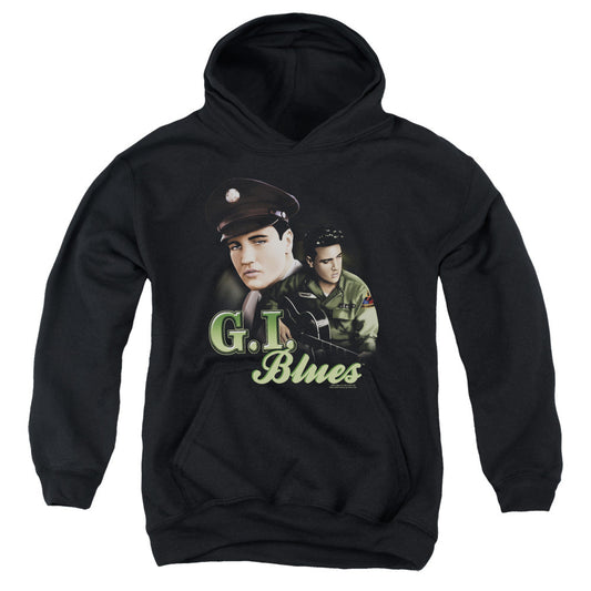 Elvis Presley G I Blues Kids Youth Hoodie Black Officially Licensed