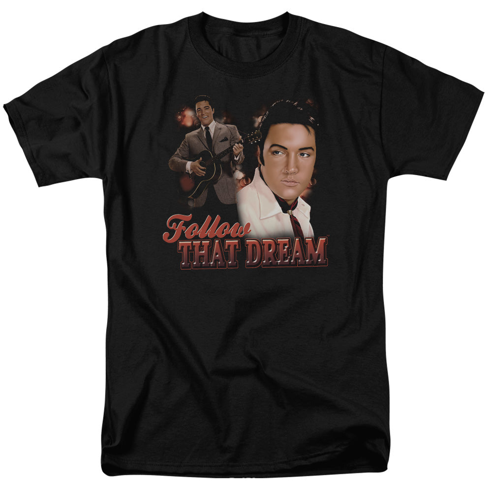 Elvis Presley Follow That Dream Mens T Shirt Black Officially Licensed