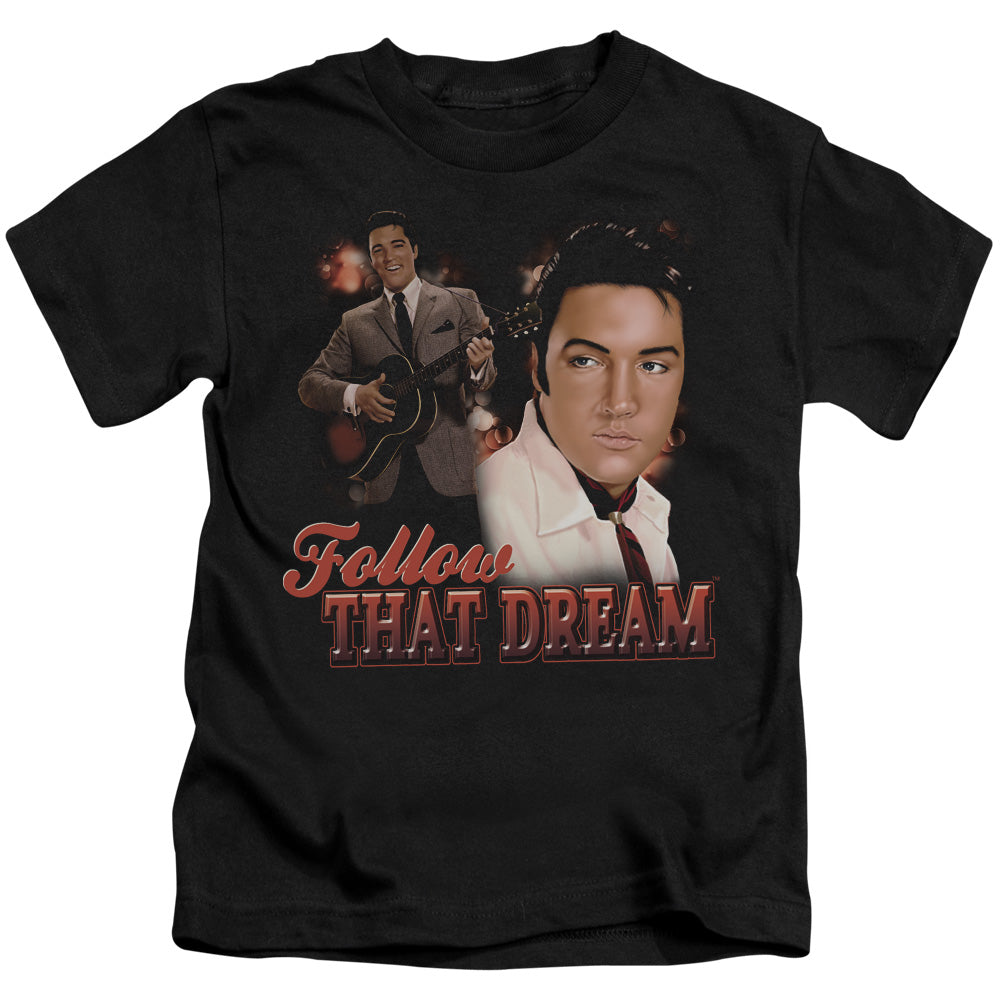 Elvis Presley Follow That Dream Juvenile Kids Youth T Shirt Black Officially Licensed
