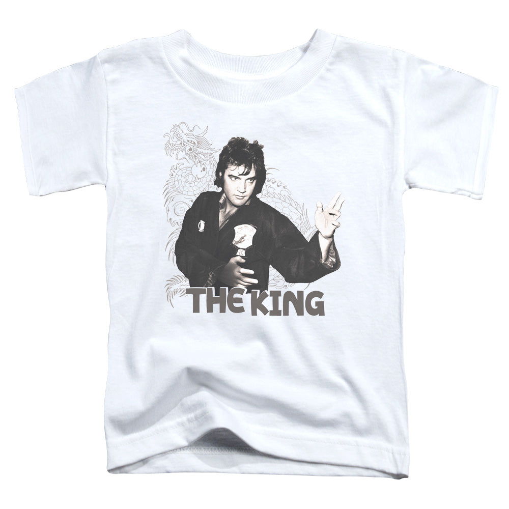 Elvis Presley Fighting King Toddler Kids Youth T Shirt White Officially Licensed