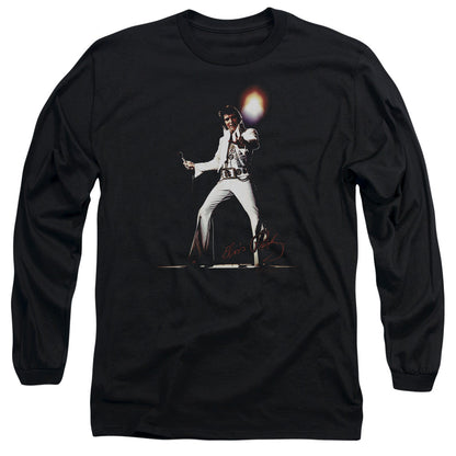 Elvis Presley Glorious Mens Long Sleeve Shirt Black Officially Licensed Officially Licensed
