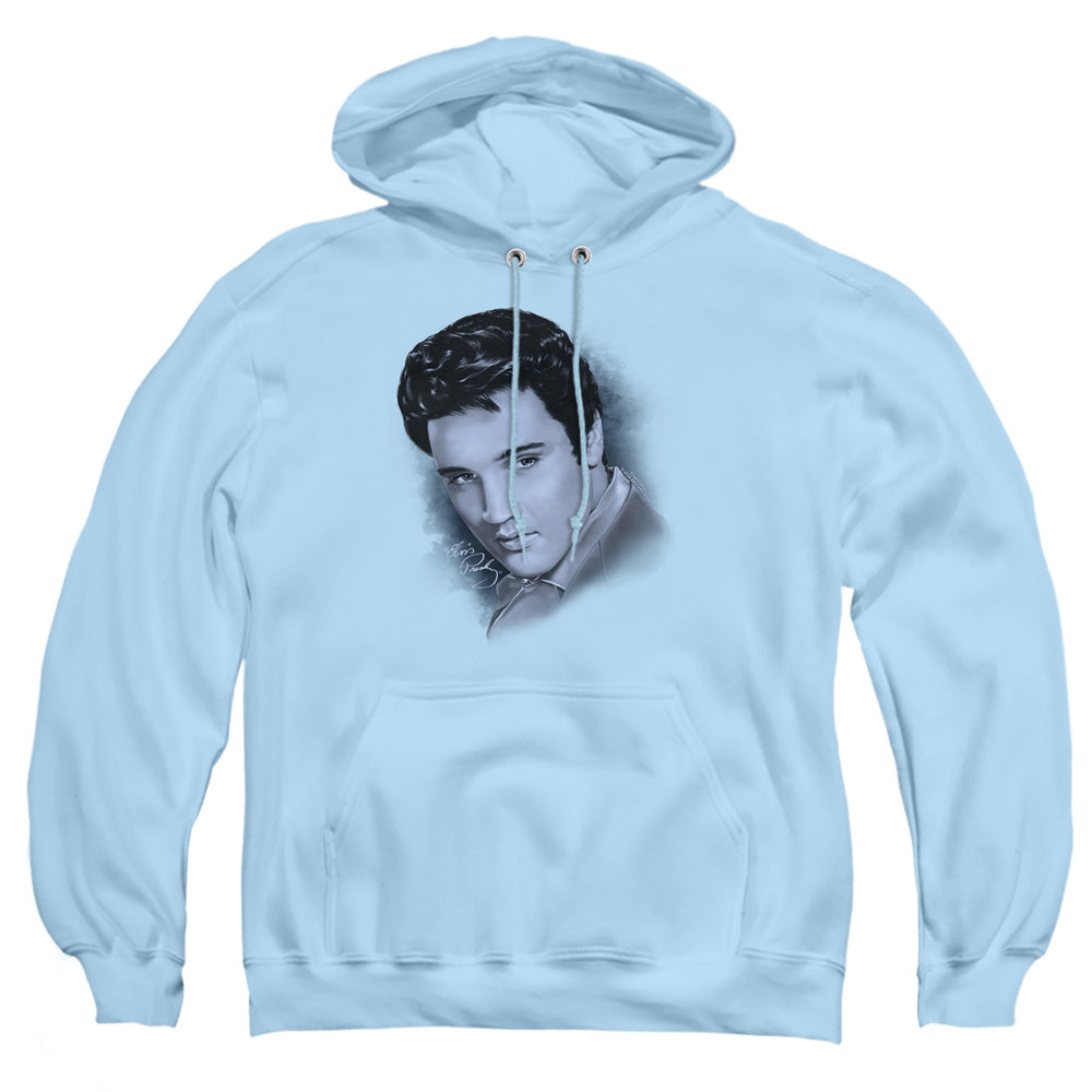 Elvis Presley Dreamy Mens Hoodie Light Blue Officially Licensed