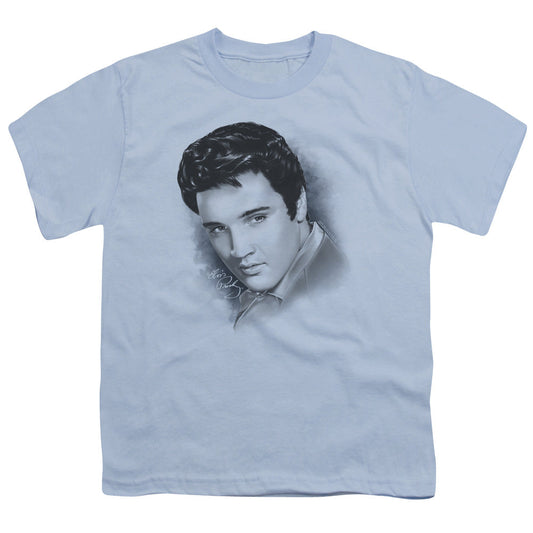 Elvis Presley Dreamy Kids Youth T Shirt Light Blue Officially Licensed