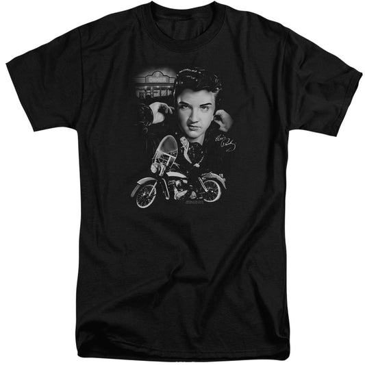Elvis Presley The King Rides Again Mens Tall T Shirt Black Officially Licensed