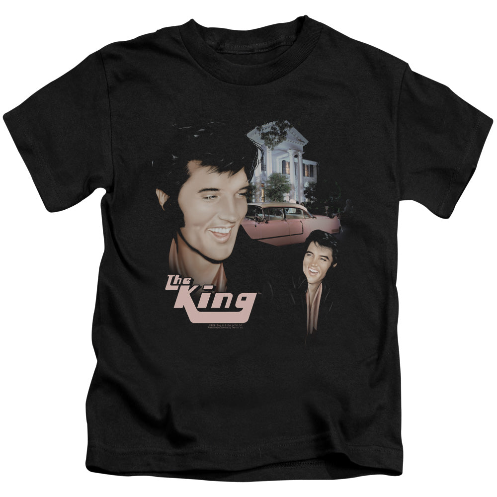 Elvis Presley Home Sweet Home Juvenile Kids Youth T Shirt Black Officially Licensed