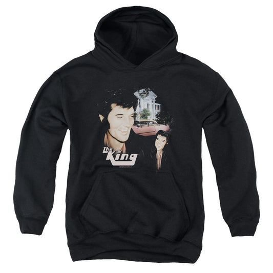 Elvis Presley Home Sweet Home Kids Youth Hoodie Black Officially Licensed