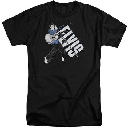 Elvis Presley On His Toes Mens Tall T Shirt Black Officially Licensed