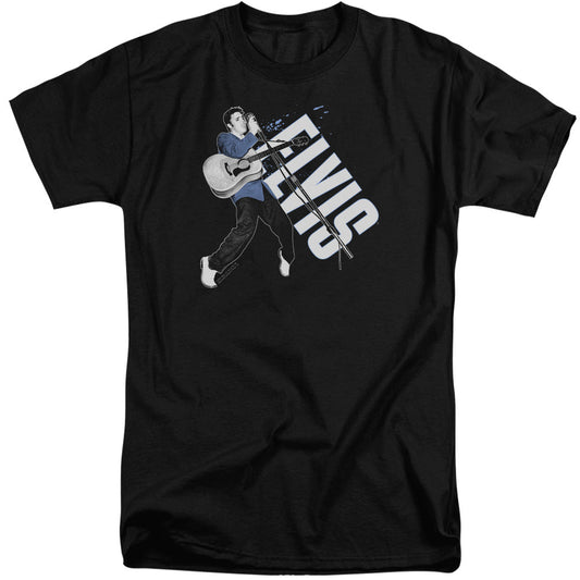 Elvis Presley On His Toes Mens Tall T Shirt Black Officially Licensed