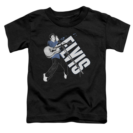 Elvis Presley on His Toes Toddler Kids Youth T Shirt Black Officially Licensed