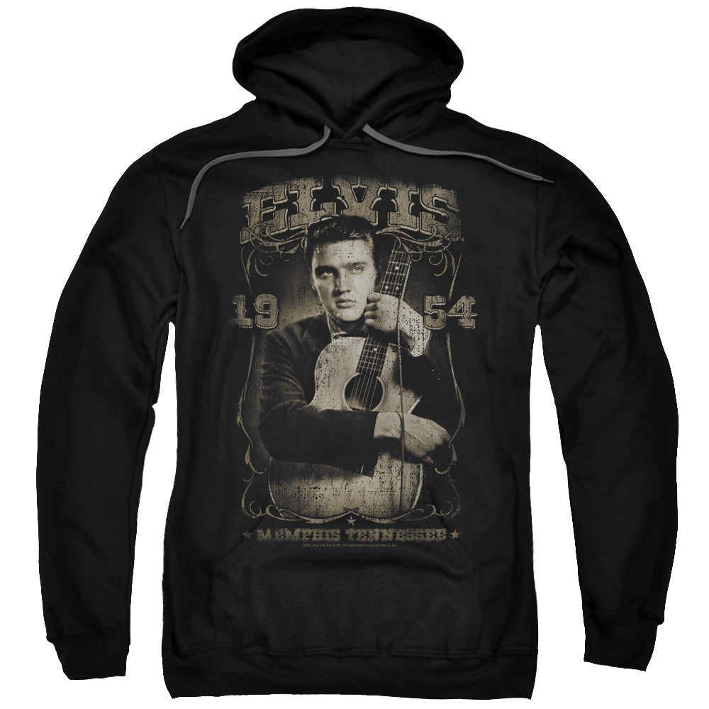 Elvis Presley 1954 Mens Hoodie Black Officially Licensed
