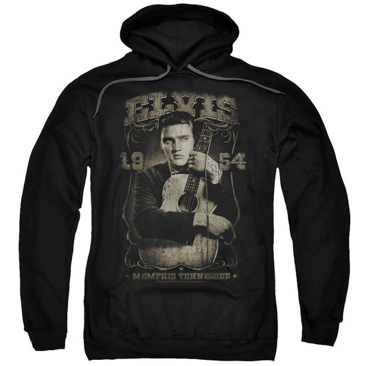 Elvis Presley 1954 Mens Hoodie Black Officially Licensed