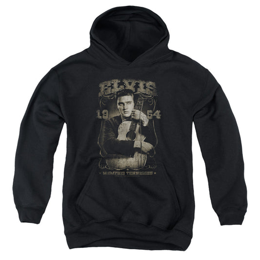 Elvis Presley 1954 Kids Youth Hoodie Black Officially Licensed