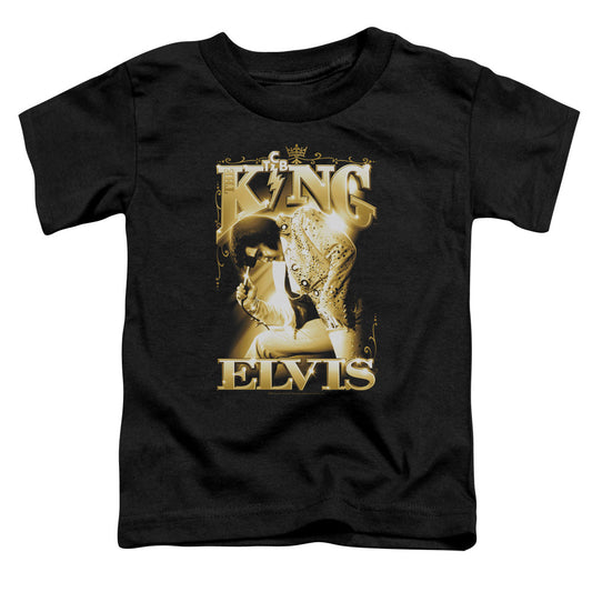 Elvis Presley the King Toddler Kids Youth T Shirt Black Officially Licensed