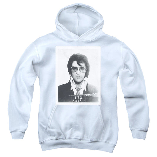 Elvis Presley Framed Kids Youth Hoodie White Officially Licensed