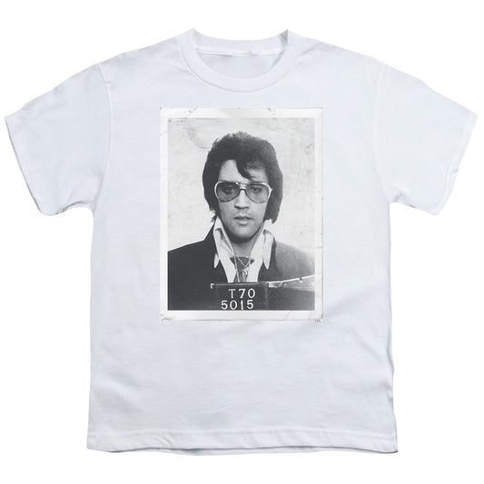 Elvis Presley Framed Kids Youth T Shirt White Officially Licensed