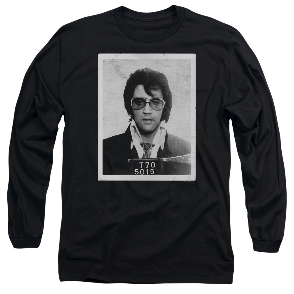 Elvis Presley Framed Mens Long Sleeve Shirt Black Officially Licensed Officially Licensed