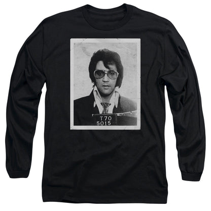 Elvis Presley Framed Mens Long Sleeve Shirt Black Officially Licensed Officially Licensed