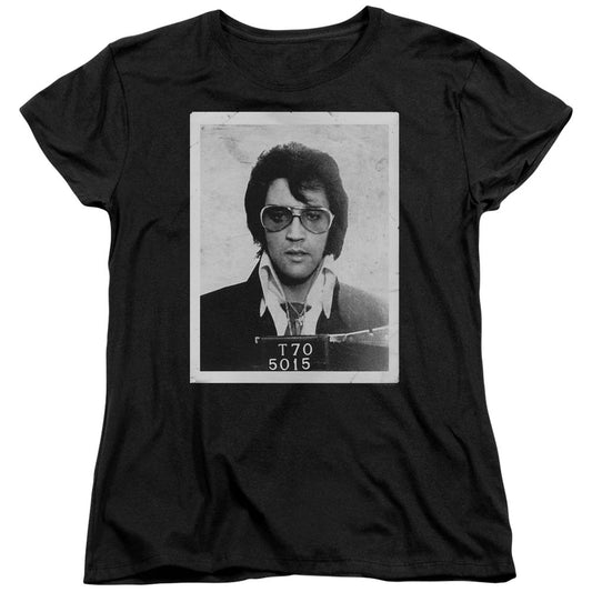 Elvis Presley Framed Womens T Shirt Black Officially Licensed