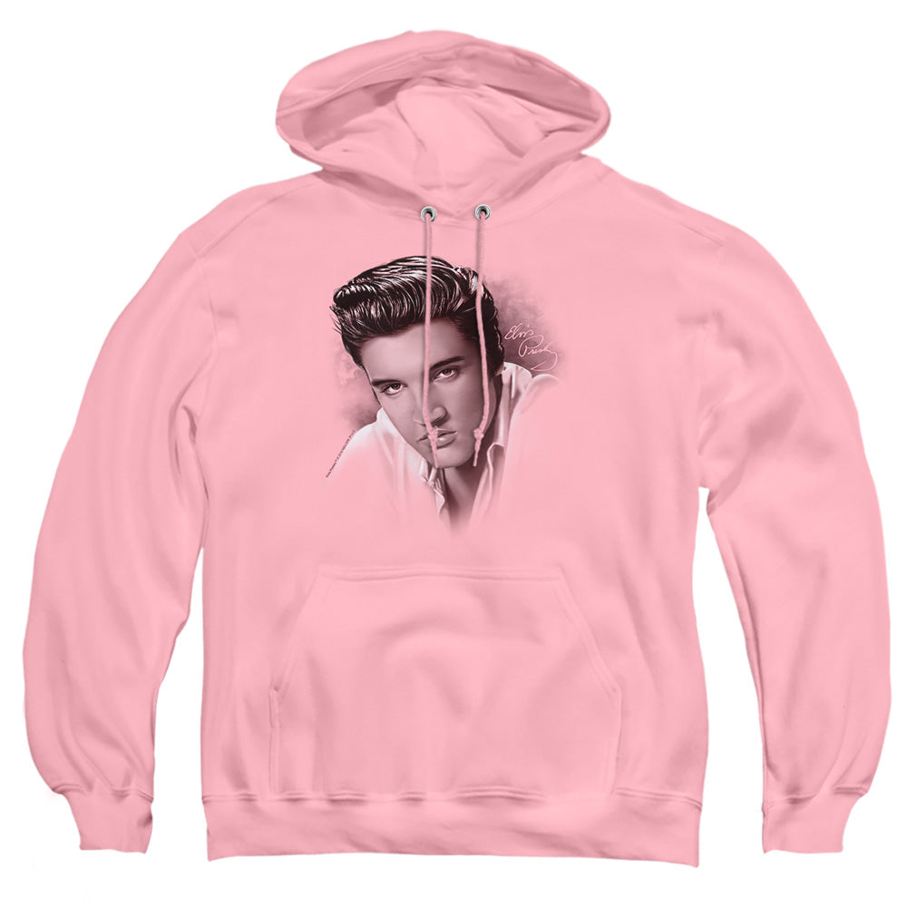 Elvis Presley The Stare Mens Hoodie Pink Officially Licensed
