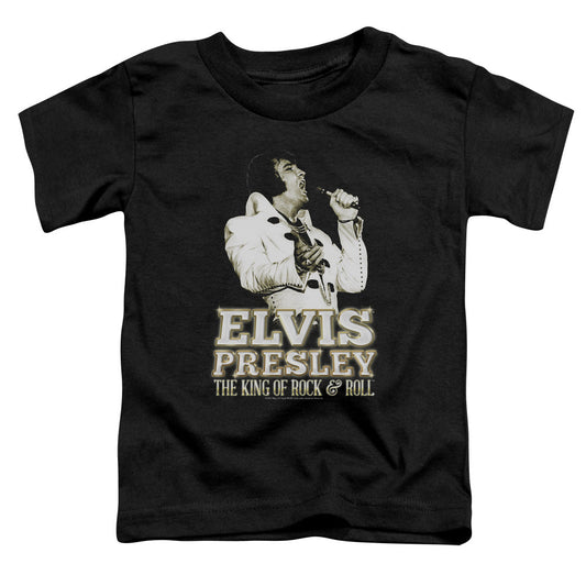 Elvis Presley Golden Toddler Kids Youth T Shirt Black Officially Licensed