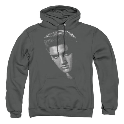 Elvis Presley American Idol Mens Hoodie Charcoal Officially Licensed
