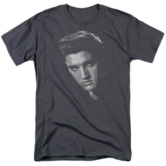 Elvis Presley American Idol Mens T Shirt Charcoal Officially Licensed