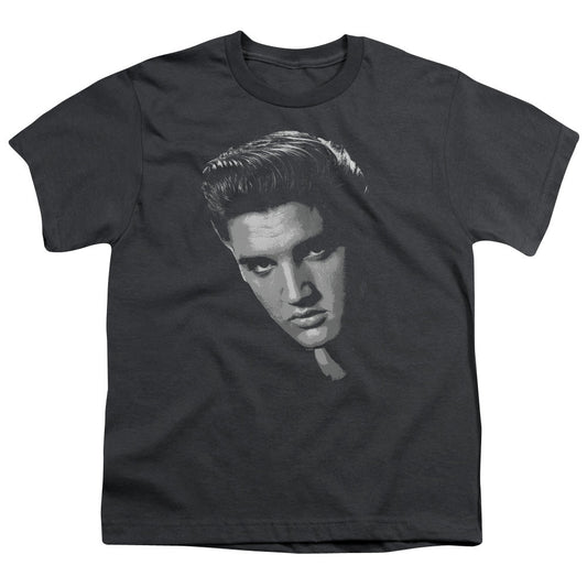 Elvis Presley American Idol Kids Youth T Shirt Charcoal Officially Licensed