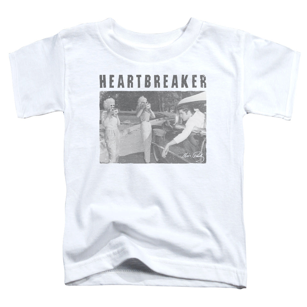 Elvis Presley Heartbreaker Toddler Kids Youth T Shirt White Officially Licensed