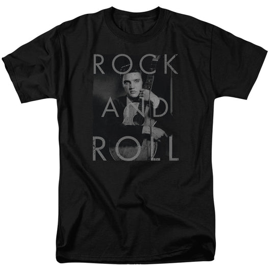 Elvis Presley Rock And Roll Mens T Shirt Black Officially Licensed