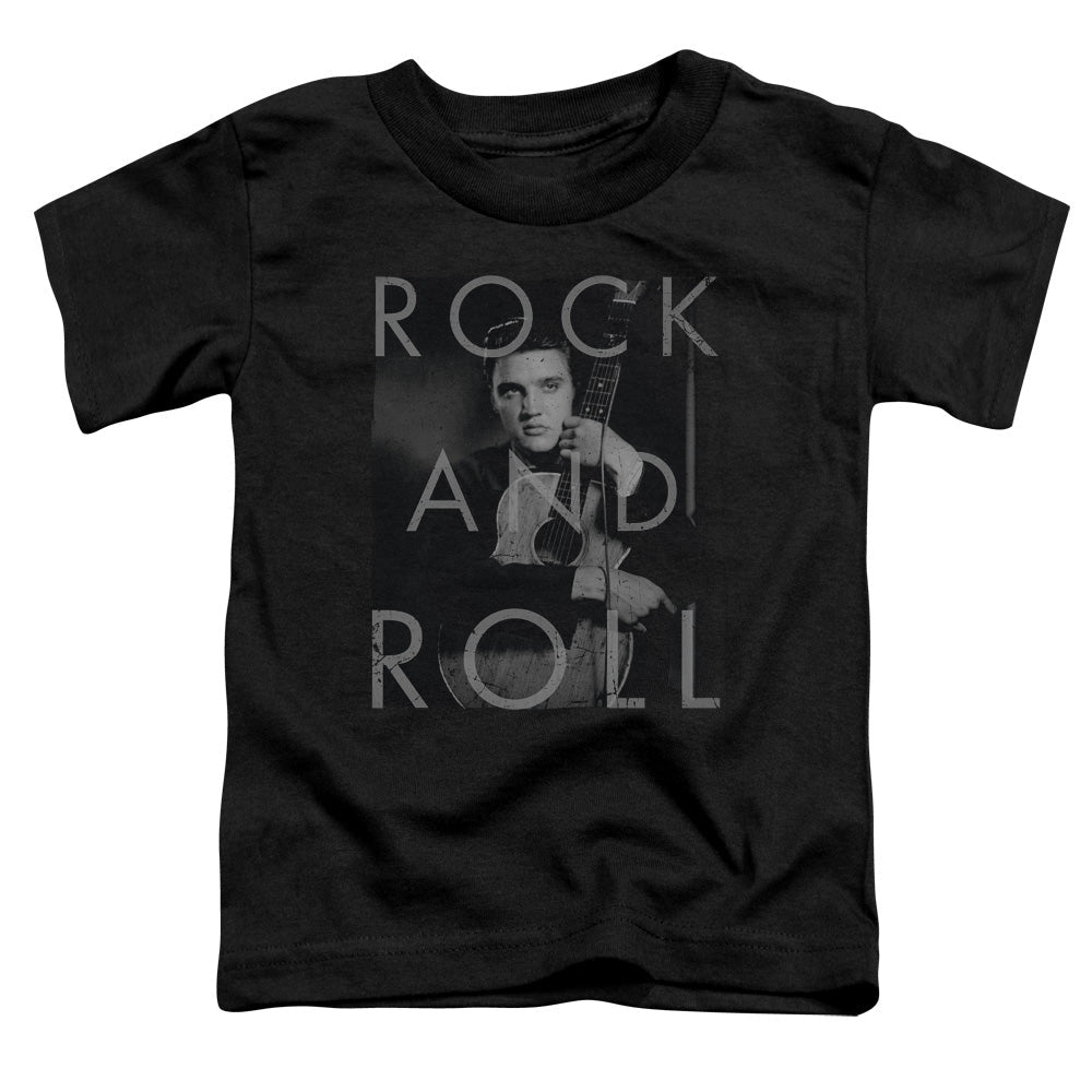 Elvis Presley Rock and Roll Toddler Kids Youth T Shirt Black Officially Licensed