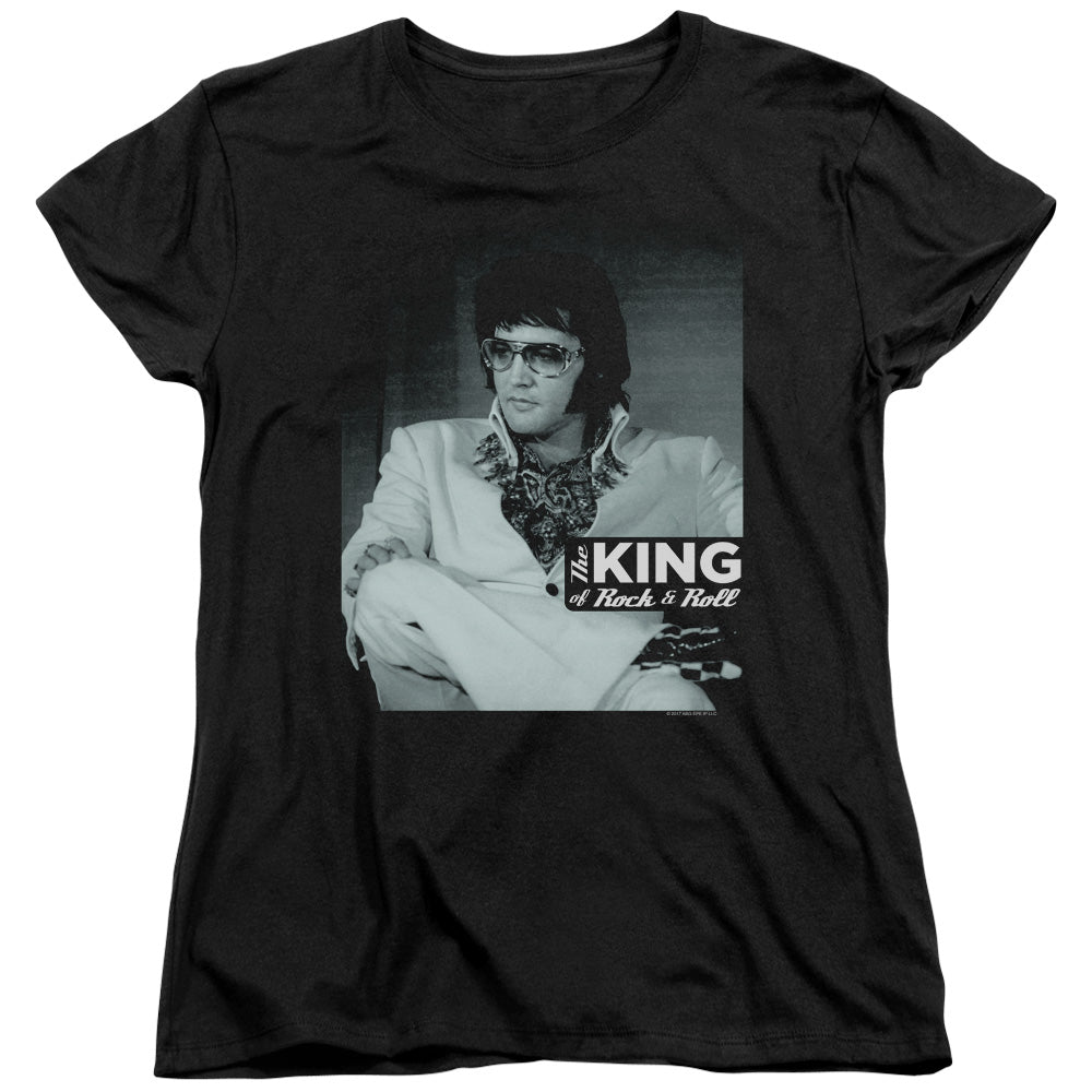 Elvis Presley Good to Be Womens T Shirt Black Officially Licensed