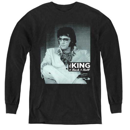 Elvis Presley Good to Be Long Sleeve Kids Youth T Shirt Black Officially Licensed