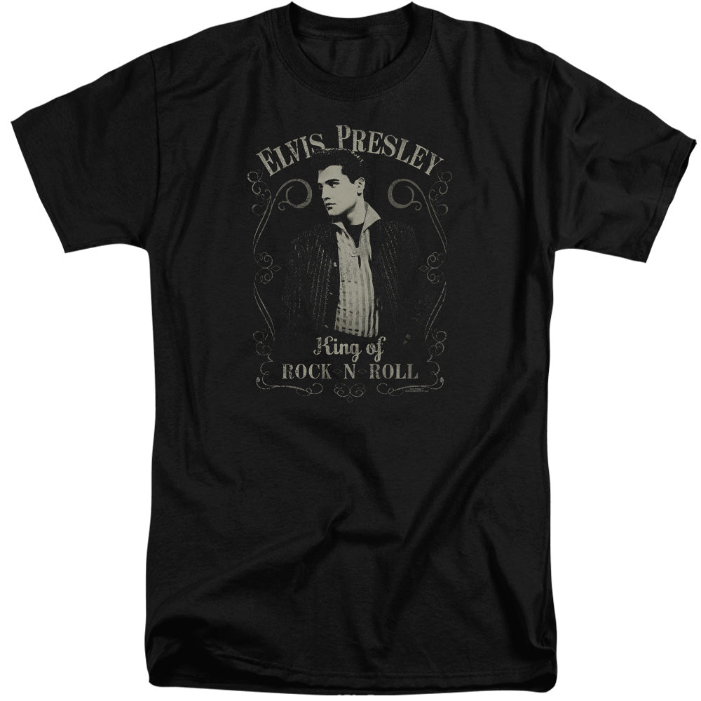 Elvis Presley Rock Legend Mens Tall T Shirt Black Officially Licensed