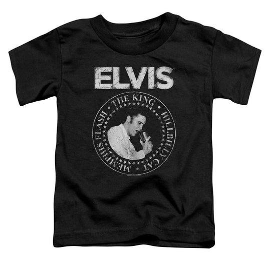 Elvis Presley Rock King Toddler Kids Youth T Shirt Black Officially Licensed