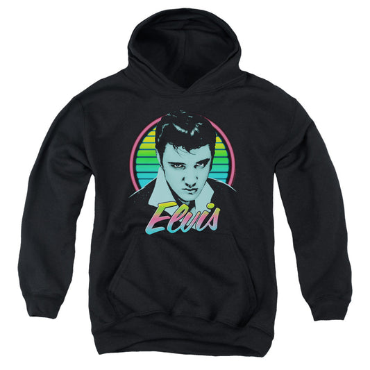 Elvis Presley Neon King Kids Youth Hoodie Black Officially Licensed