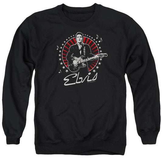 Elvis Presley Stars Mens Crewneck Sweatshirt Black
